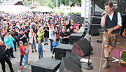 Geri der Klostertaler beim 30. Open Air-Konzert von "Die Zillertaler Haderlumpen" am 12.08.2017 (©Foto: Martin Schmitz)